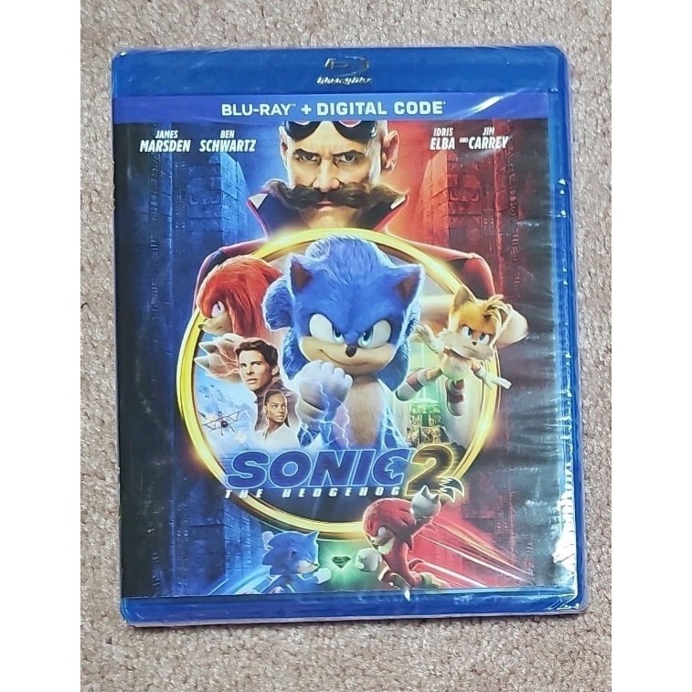 Sonic the Hedgehog 2‎ (Blu-ray, 2022) New/Sealed